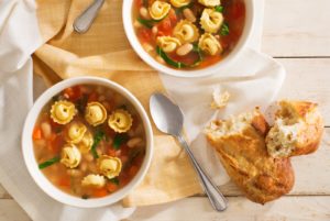 Summer Bean and Tortellini Soup Recipe